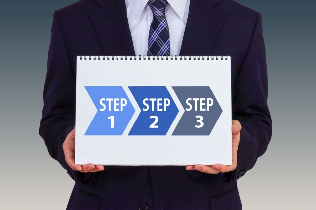 ステップ１２３