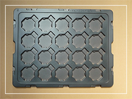 黒い精密部品用パーツトレー