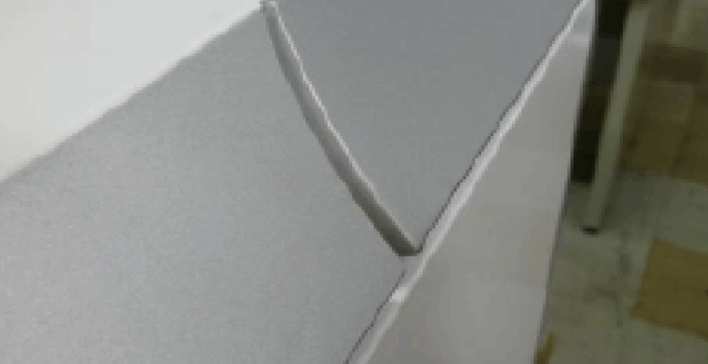 割れている部分